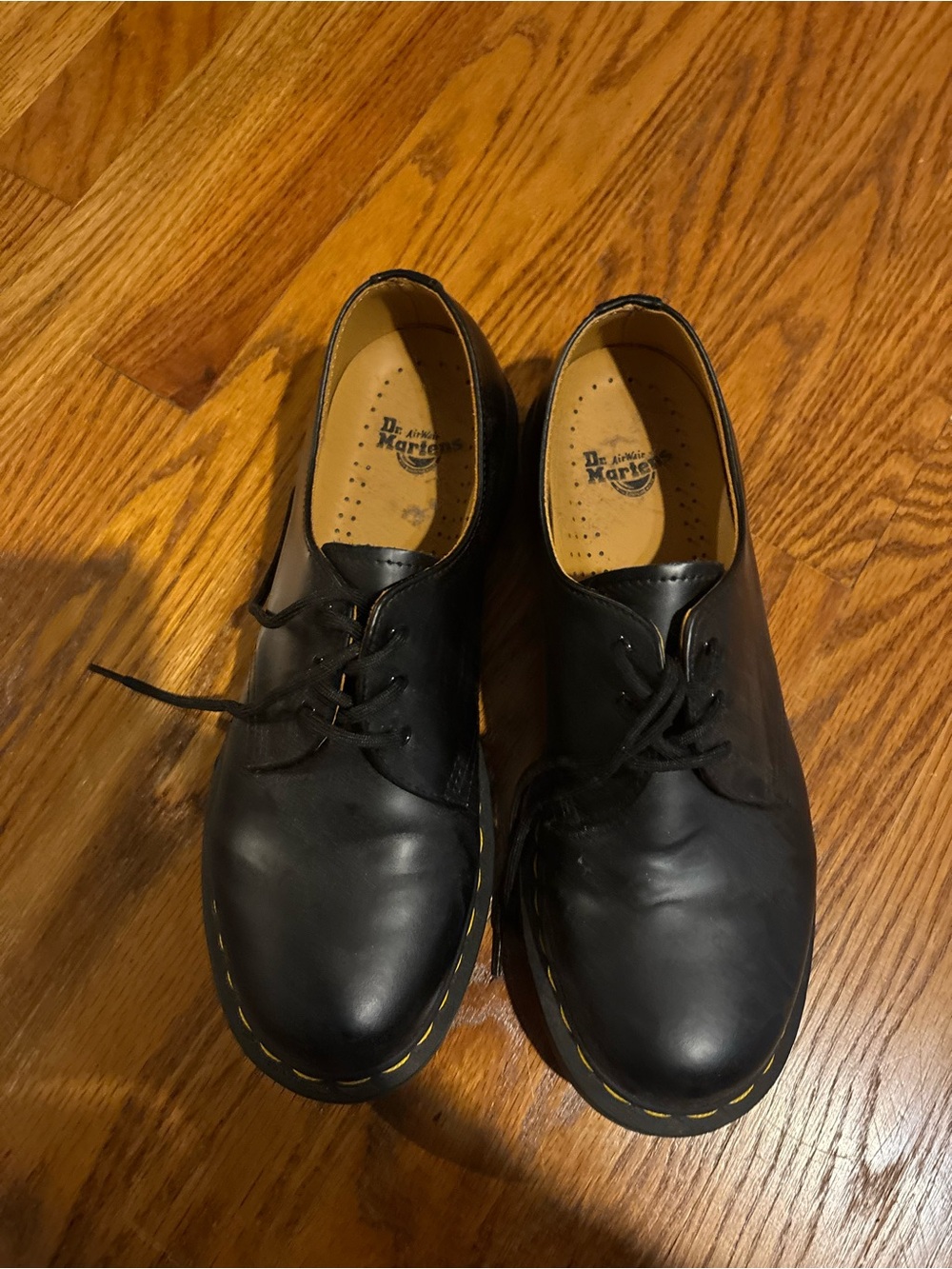 Dr. Martens Black Leather Oxford Shoes